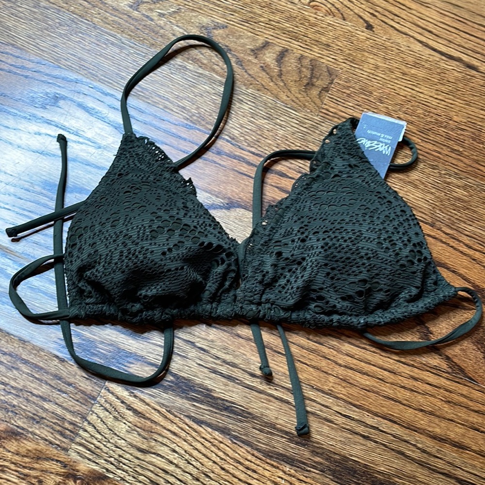 Green bikini top size L